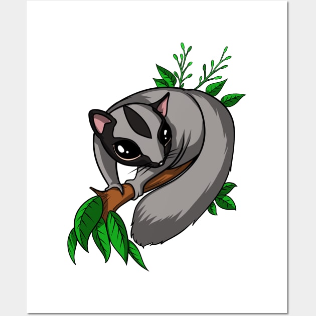 Sugar Glider Wall Art by underheaven